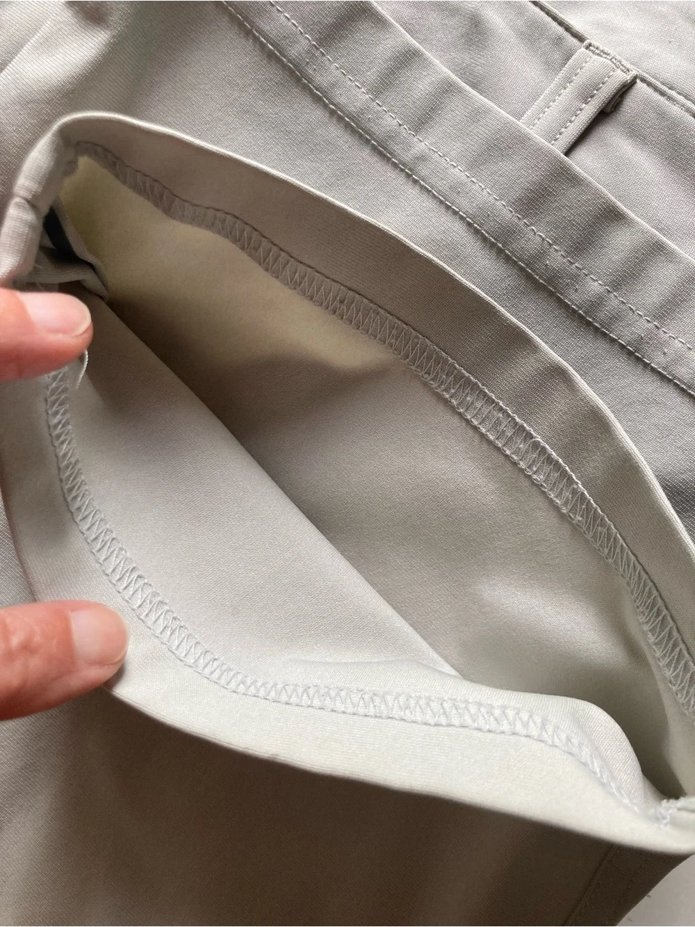Lululemon Men’s ABC Classic Fit Pant Silverdrop Color Size 34X285 Pockets
